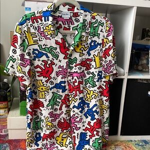 Multicolor Graphic Men's Shirt